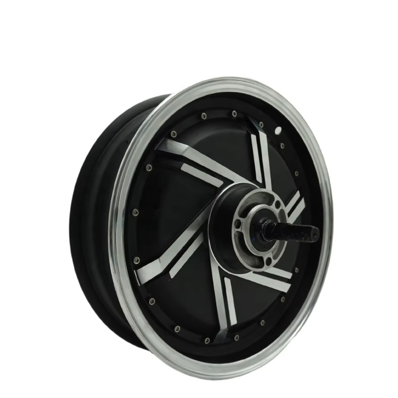 72V 8000W Brushless Hub Motor - 13X3.5インチ 8000W 72V 120km/h 電動バイク 新型ブラシレスホイールハブモーター